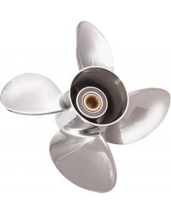 Solas HR Titan  13" x 17" pitch Standard Rotation 4 Blade Stainless Steel Boat Propeller